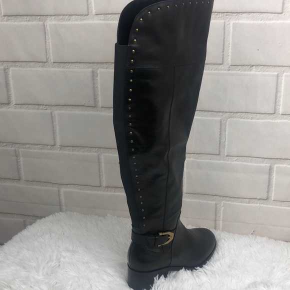 Gibson&Latimer Leather Over-the-Knee Riding Boots - Picture 5 of 13